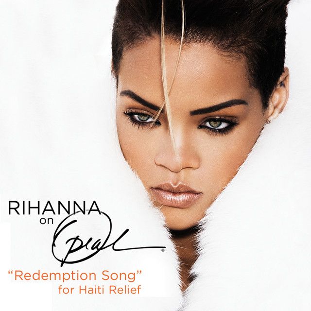 متن آهنگ Redemption Song - For Haiti Relief (Live From Oprah