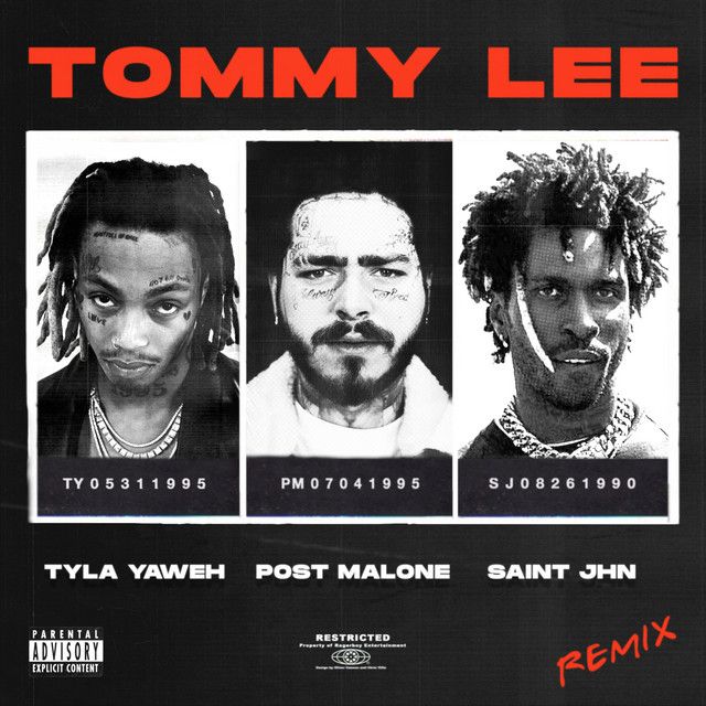 متن آهنگ Tommy Lee (feat. SAINt JHN & Post Malone) - Remix ا