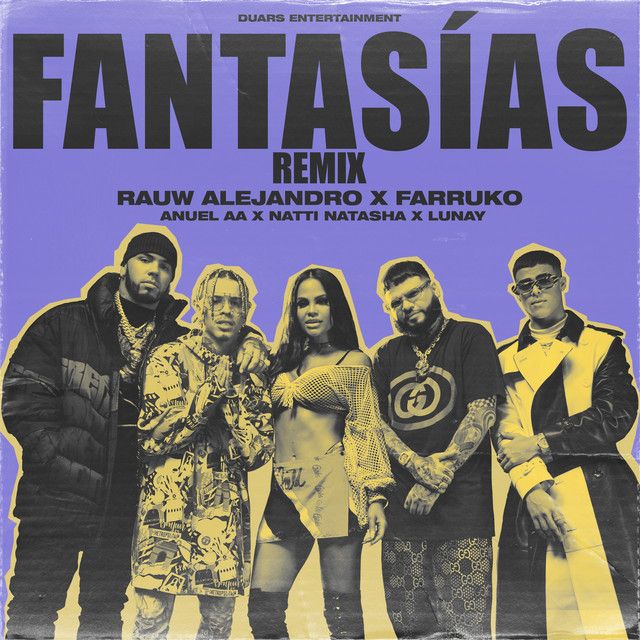 متن آهنگ Fantasias - Remix از Natti Natasha