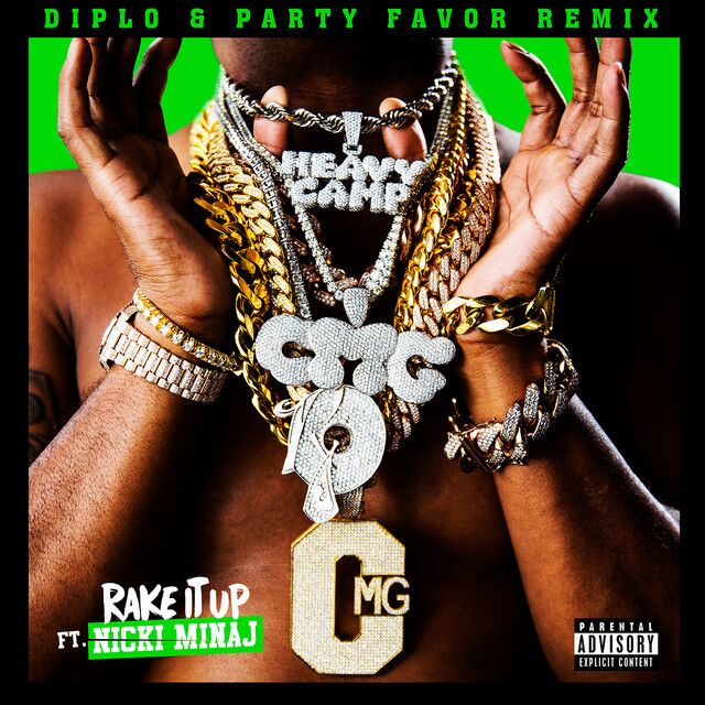 متن آهنگ Rake It Up - Diplo & Party Favor Remix از Nicki Min