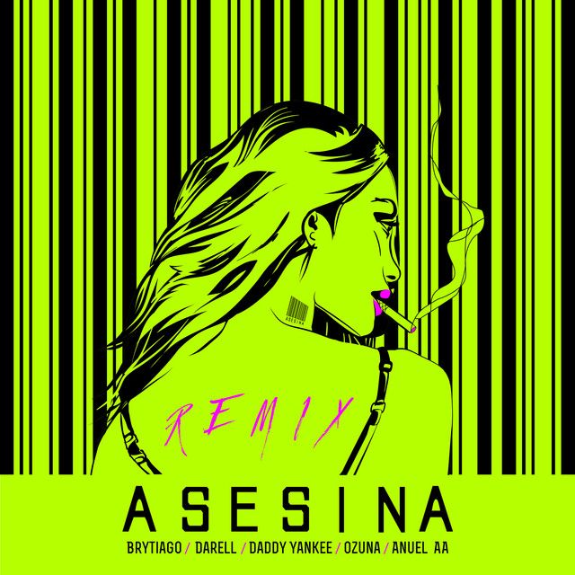 متن آهنگ Asesina - Remix از Daddy Yankee
