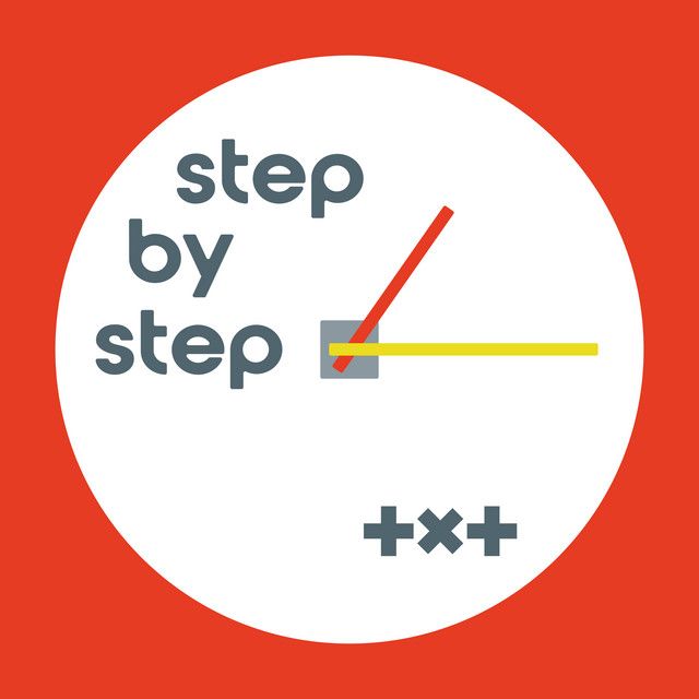 متن آهنگ Step by Step از TOMORROW X TOGETHER کاور آهنگ Step by Step از TOMORROW X TOGETHER