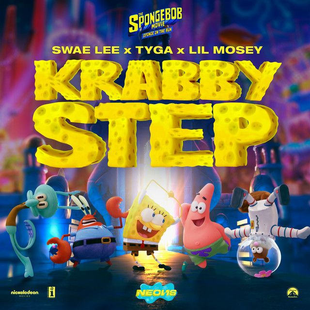 متن آهنگ Krabby Step (with Tyga & Lil Mosey) - Music From "S