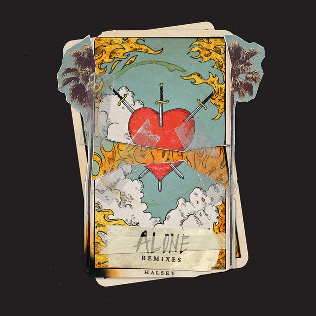 متن آهنگ Alone - CID Remix از Halsey