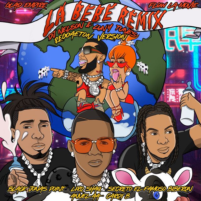کاور آهنگ La Bebe Remix - Reggaeton Version از Cardi B