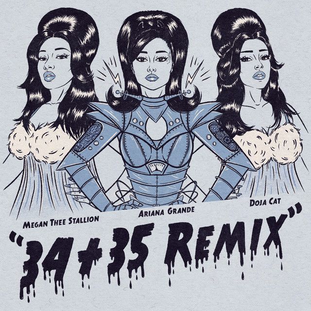 متن آهنگ 34+35 Remix (feat. Doja Cat, Megan Thee Stallion) -
