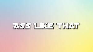 متن آهنگ Ass Like That (termik remix) از Eminem