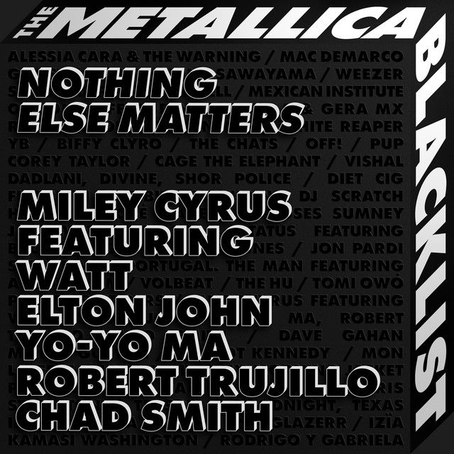 متن آهنگ Nothing Else Matters از Miley Cyrus کاور آهنگ Nothing Else Matters از Miley Cyrus