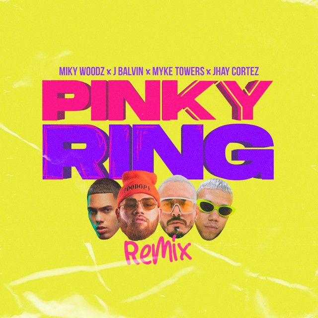 متن آهنگ Pinky Ring - Remix از J Balvin